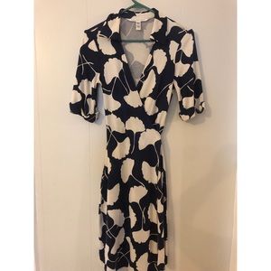 Diane Von Furstenberg Silk Wrap Dress